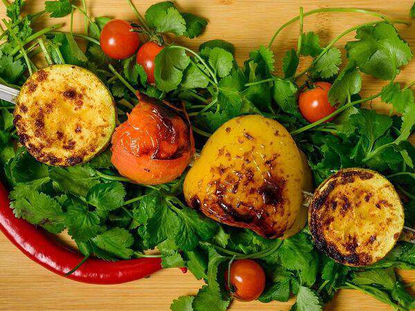 Durum кухня с акцентом - Овощи на углях