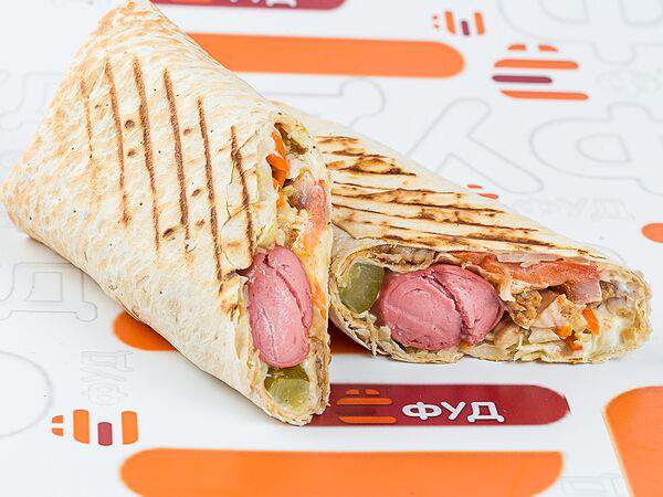 Ёфуд - Сосиска в лаваше стандартная