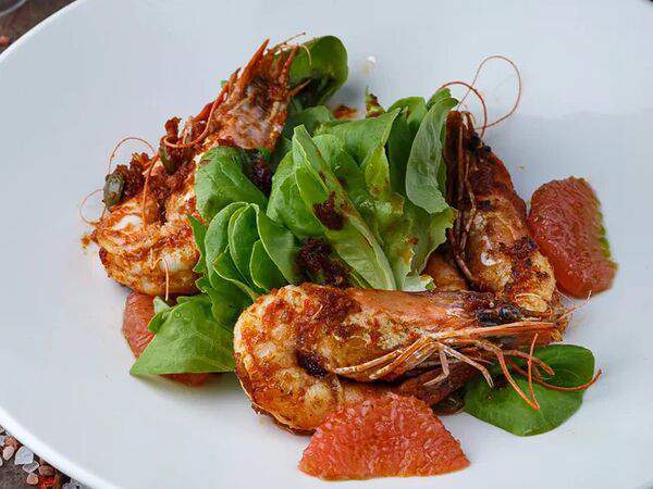 Fratelli - Салат с аргентинской креветкой