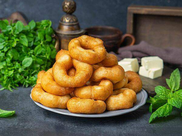 Пончики! Выпекаем на месте - Мегапорция пончиков без пудры