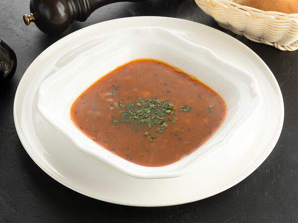 La Scala Trattoria Ignazio - Мясной суп с пикантной фасолью