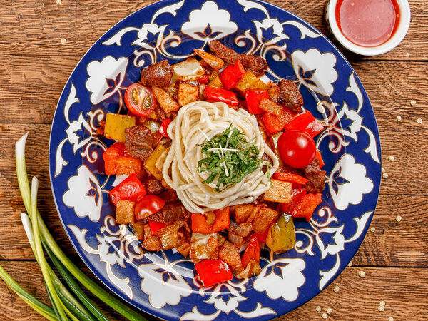 Fergana - Жареный лагман с говядиной