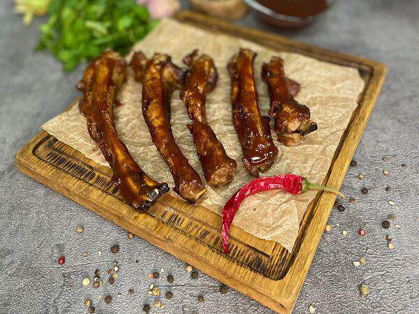 Чито гврито - Свиные ребра под соусом BBQ