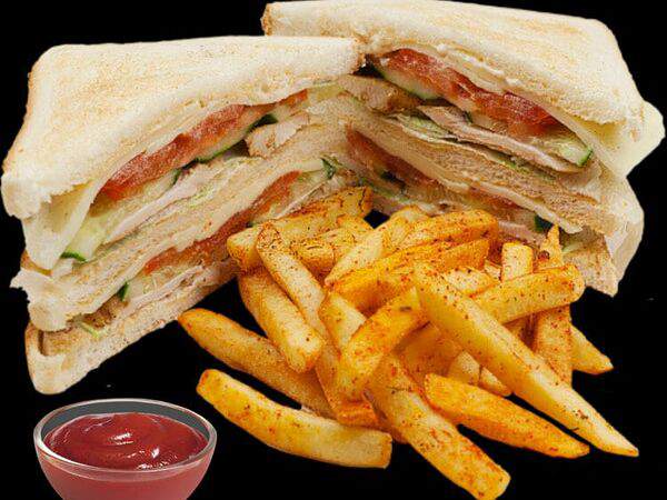 #proсчастье - Сэндвич с курицей и беконом