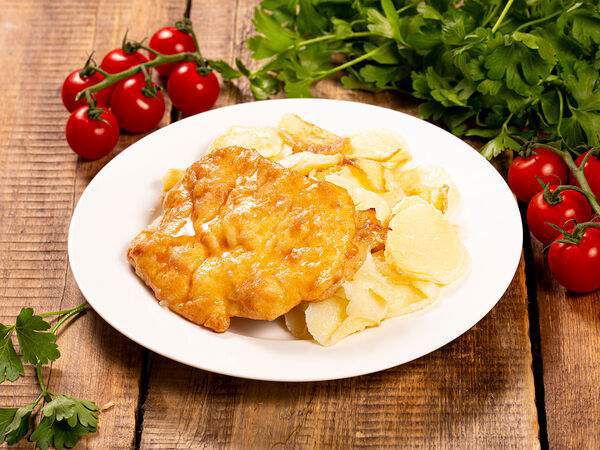 Русский аппетит - Курица с картофелем в сливочном соусе