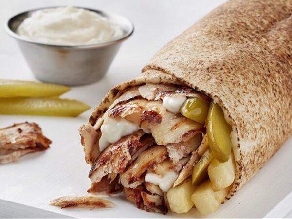 Шаурма огонь - Шаурма с картошкой фри