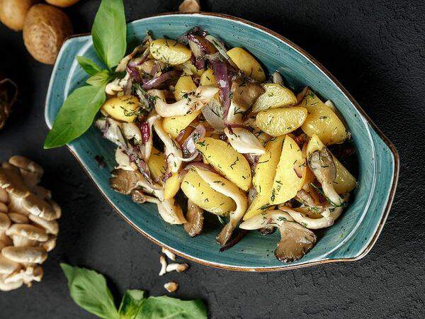 Паста-Паста - Мини-картофель с вешенками