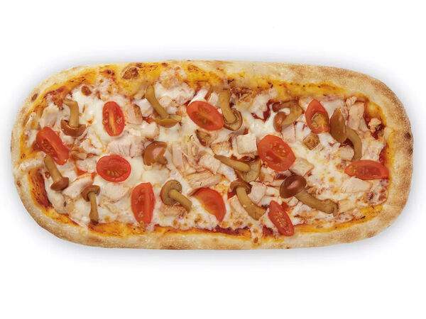 Дома Пицца - Пиццетта Кубанская с курочкой и маринованными грибами