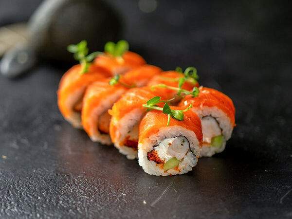 Golden Coffee - Сяке Эби маки