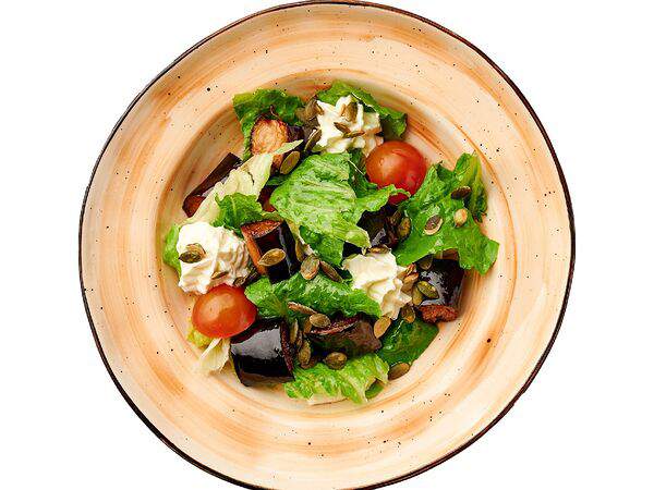 Диван сарай - Салат с хрустящим баклажаном