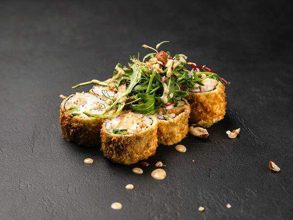 Моrе - Ролл Темпура с креветкой в устричном соусе