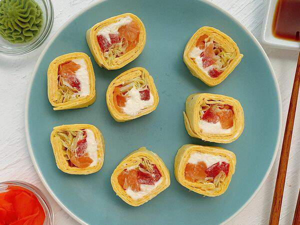 Пицца Сан - Тортилья с лососем