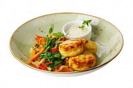 АндерСон - Котлеты из индейки с цукини, грибами и зеленью