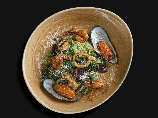 Клава Шиффер - Теплый салат с морепродуктами