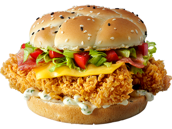 KFC - Шефбургер Де Люкс со стрипсами