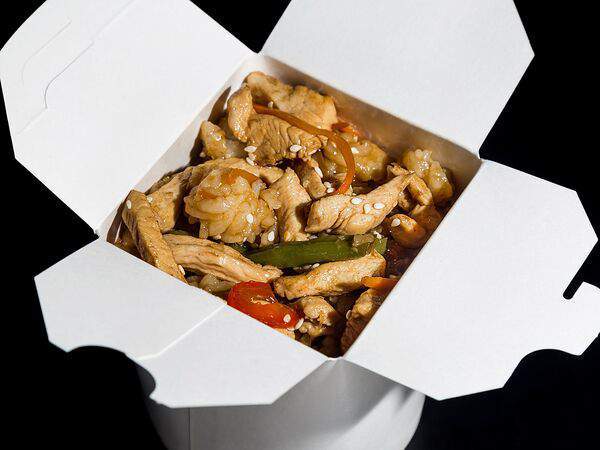 Сувлаки - Тяхан с курицей