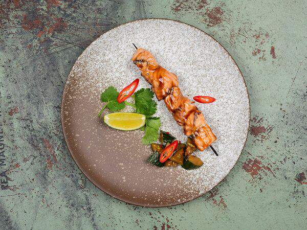 Гастроном - Лососевый шашлычок терияки