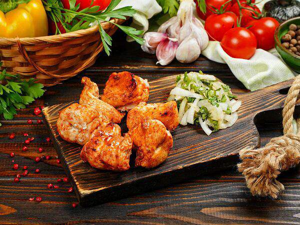 Шашлыкon - Шашлык из филе куриной грудки