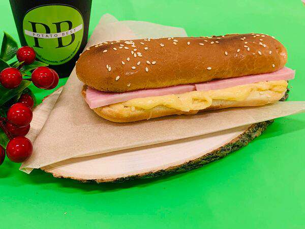 Potato best - Тост с ветчиной и сыром