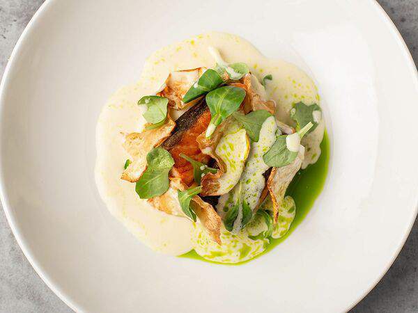 Osteria Mario - Лосось с картофельным пюре