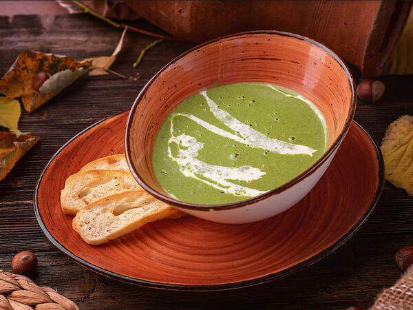 КинZa-Dза - Суп крем со шпинатом и цукини