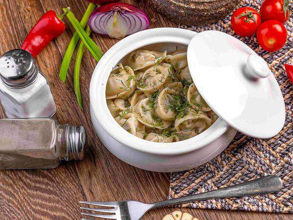 Гриль-бар Кооператив - Пельмени домашние со сметаной