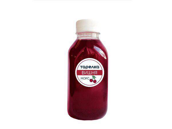 Тарелка - Вишневый морс собственного приготовления