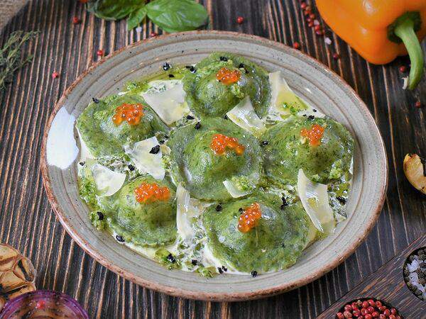 Cernovar - Равиоли из шпината с семгой