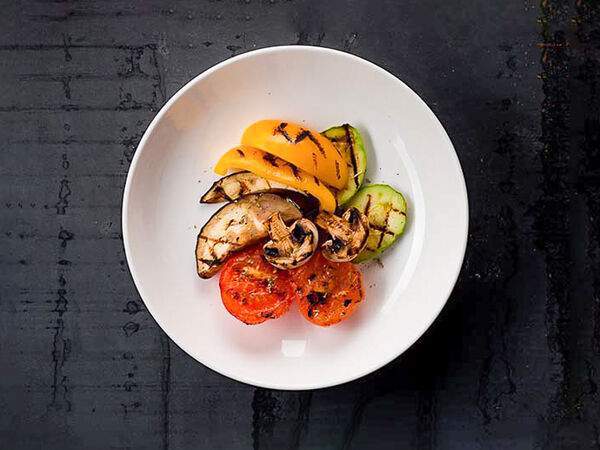 Рис - Овощи гриль