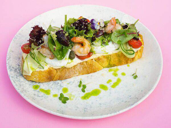 Sisters Coffee & Wine - Чиабатта с креветками