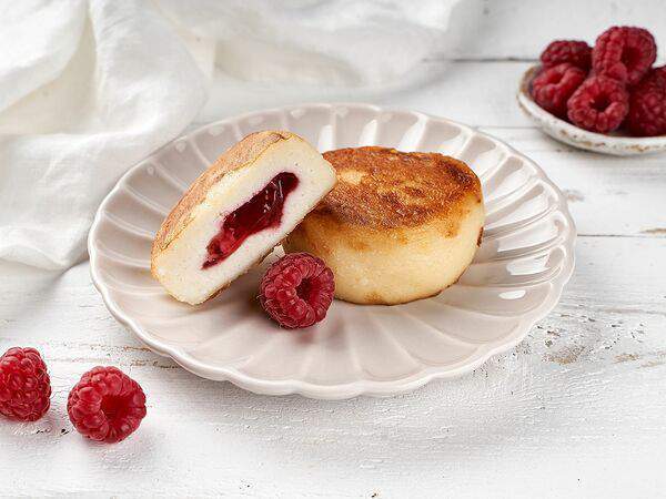 Печь & ланч - Сырник с малиновой начинкой