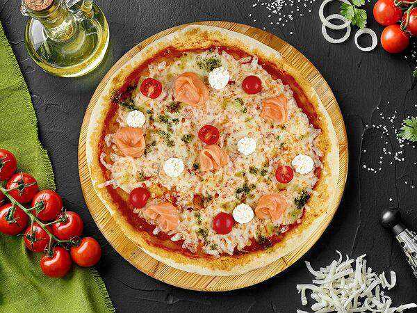 Food Do People - Пицца с лососем и сливочным сыром