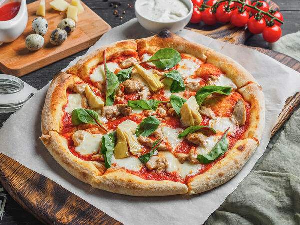 Хорошим людям - Пицца Куриная с артишоками