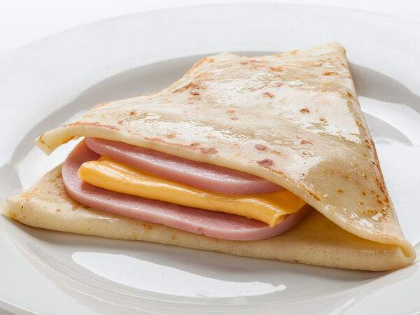 Скороед - Блин с ветчиной и тостовым сыром