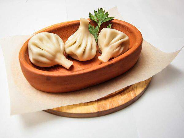 Мушмула - Мини-хинкали с цыпленком