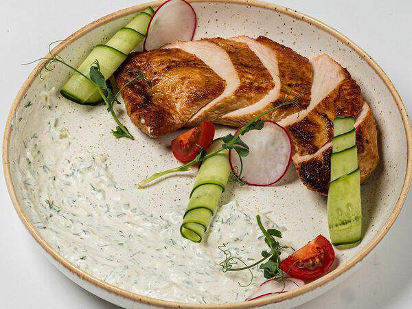 Блиныпицца - Стейк индейки