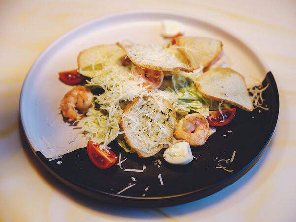 Blocknot - Салат Цезарь с креветкой