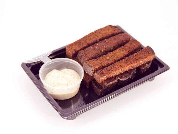 Чайник - Гренки чесночные с соусом Тартар