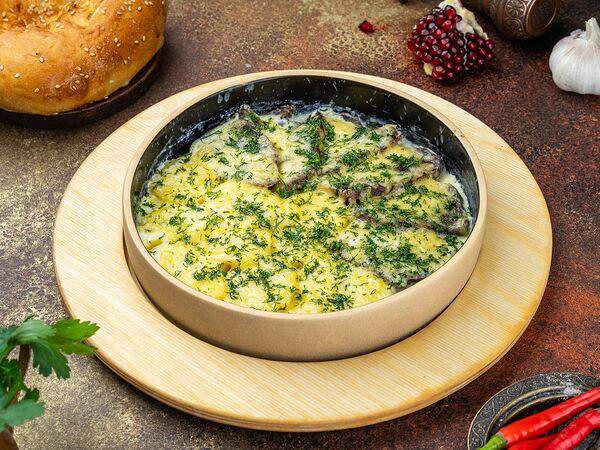 Лаунж кафе Бакшиш - Бараньи язычки, запеченные с картофелем