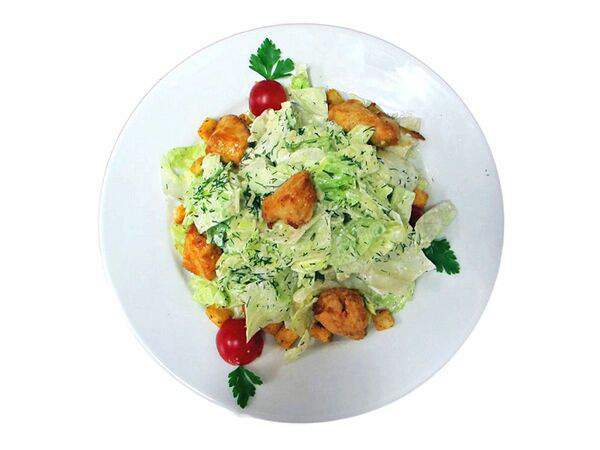 Вива пицца - Салат Цезарь с курицей