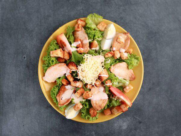 Пироги - Салат Цезарь с курицей