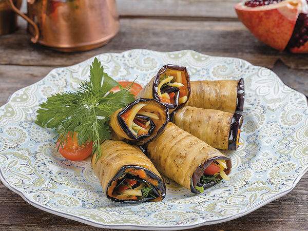 Урюк - Рулетики из баклажанов