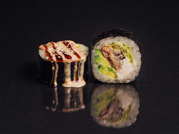 Fish & rice - Ролл Футомаки с угрем