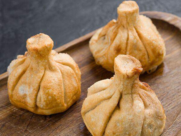 Хачапури и хинкали - Хинкали из свинины жареные