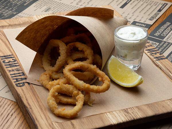 Изи Паб - Кольца кальмара с соусом ранч