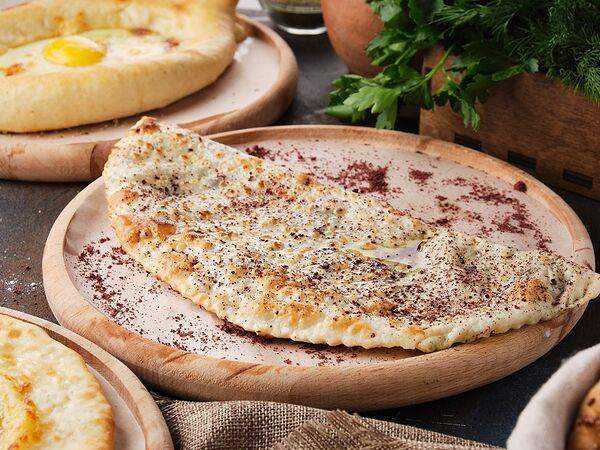 Садж - Кутаб с сыром и зеленью