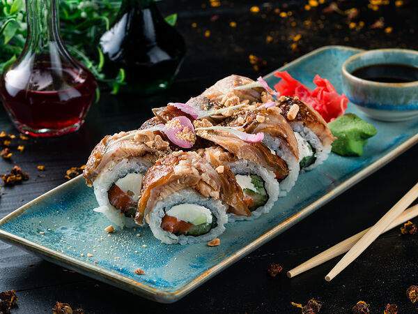 Березка - Ролл с копченым угрем