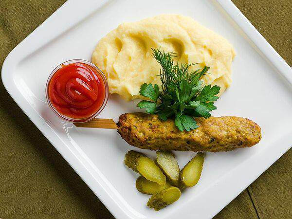 Хотим-едим - Люля из курицы с кускусом и томатами