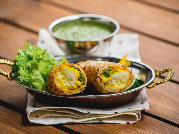 Индийская точка - Катти Ролл с сыром