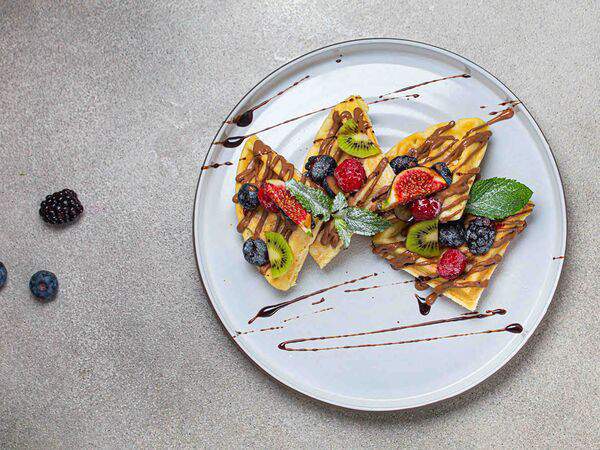 Andys - Вафли с горячим шоколадом и сезонными фруктами